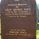 Headstone Lettering in Whiston